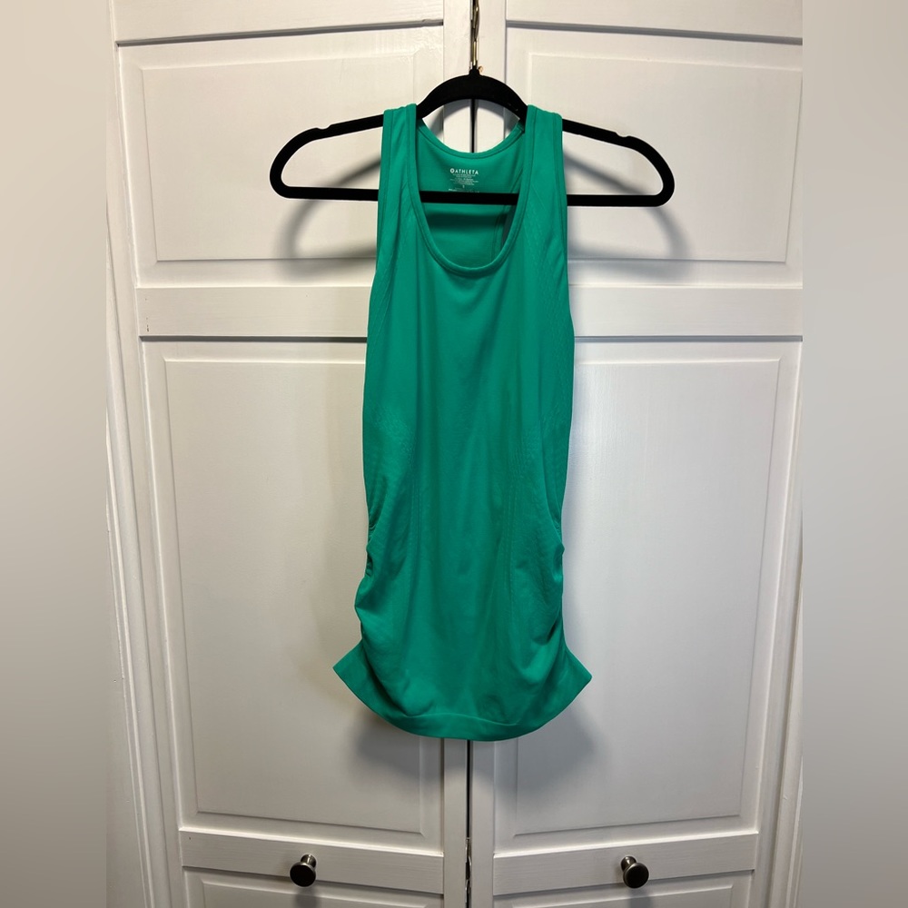 Athleta Speedlight Seamless Tank Top Size Women’s Small Color Green